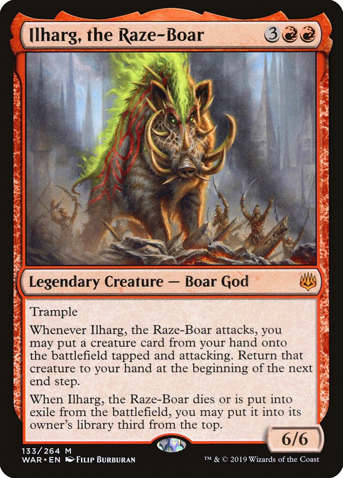 Ilharg, the Raze-Boar [War of the Spark] | Jomio and Rueliete's Cards and Comics