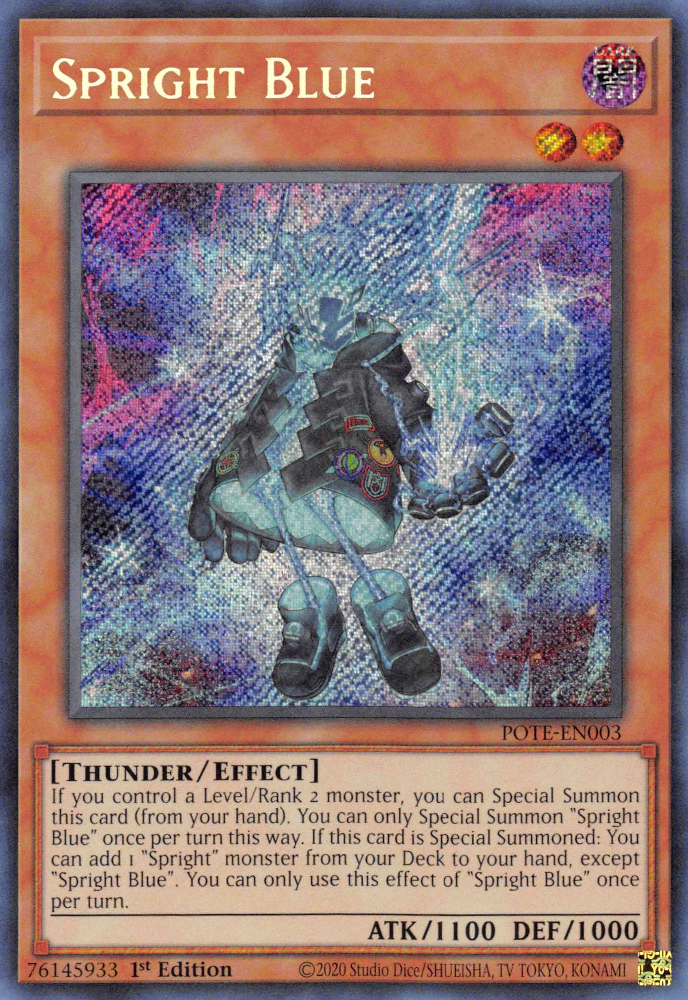 Spright Blue [POTE-EN003] Secret Rare | Jomio and Rueliete's Cards and Comics