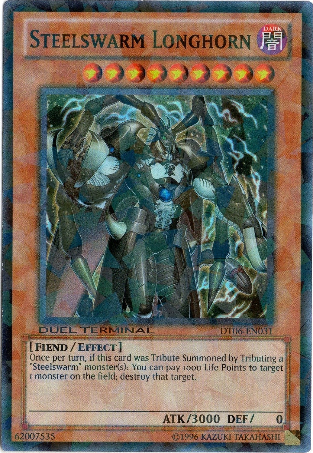 Steelswarm Longhorn [DT06-EN031] Super Rare | Jomio and Rueliete's Cards and Comics