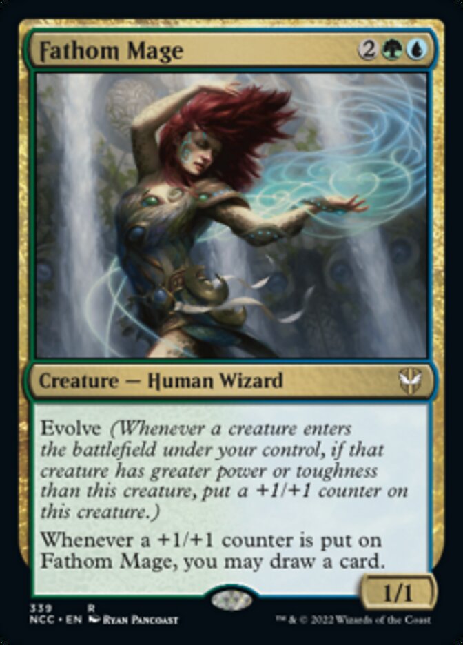 Fathom Mage [Streets of New Capenna Commander] | Jomio and Rueliete's Cards and Comics