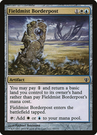 Fieldmist Borderpost [Archenemy] | Jomio and Rueliete's Cards and Comics