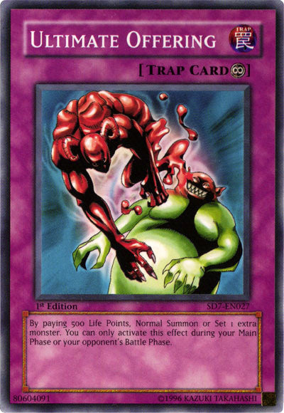 Ultimate Offering [SD7-EN027] Common | Jomio and Rueliete's Cards and Comics