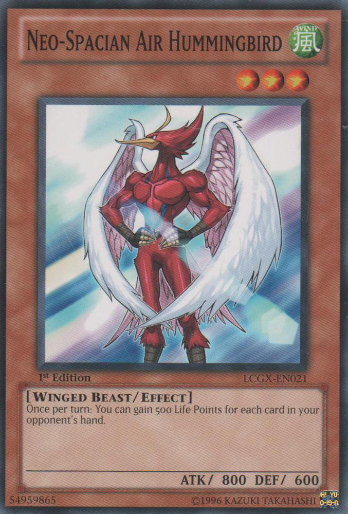 Neo-Spacian Air Hummingbird [LCGX-EN021] Common | Jomio and Rueliete's Cards and Comics