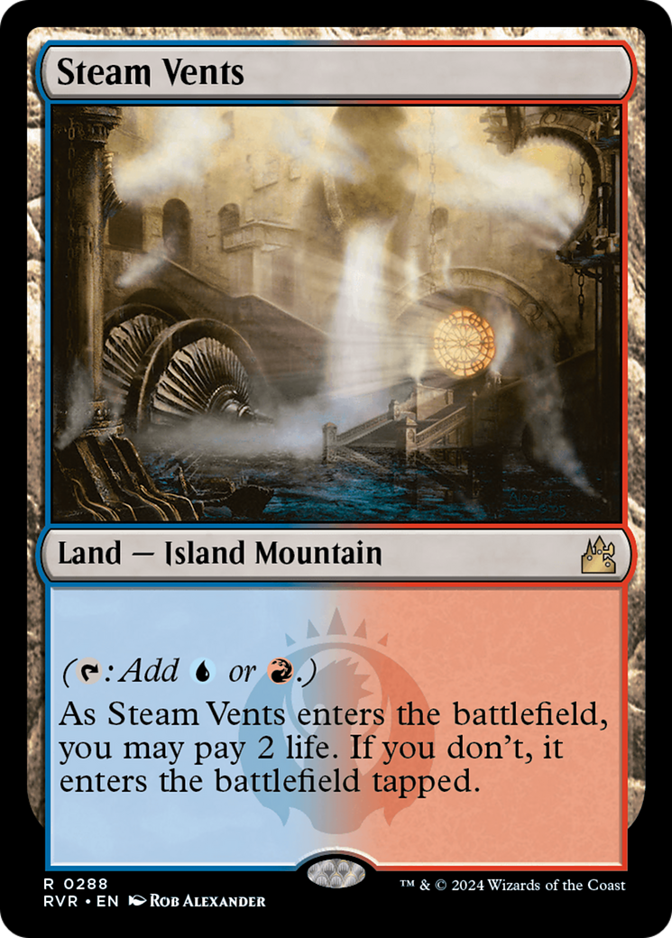 Steam Vents [Ravnica Remastered] | Jomio and Rueliete's Cards and Comics