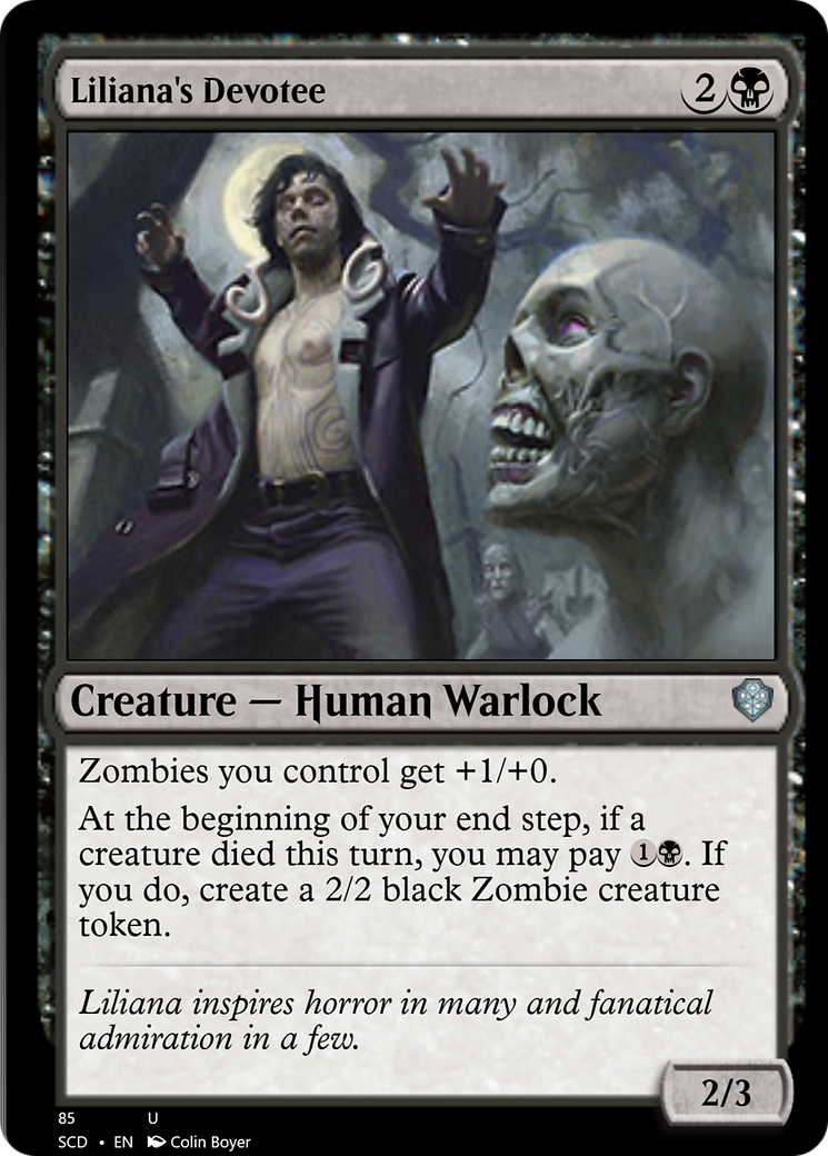 Liliana's Devotee [Starter Commander Decks] | Jomio and Rueliete's Cards and Comics