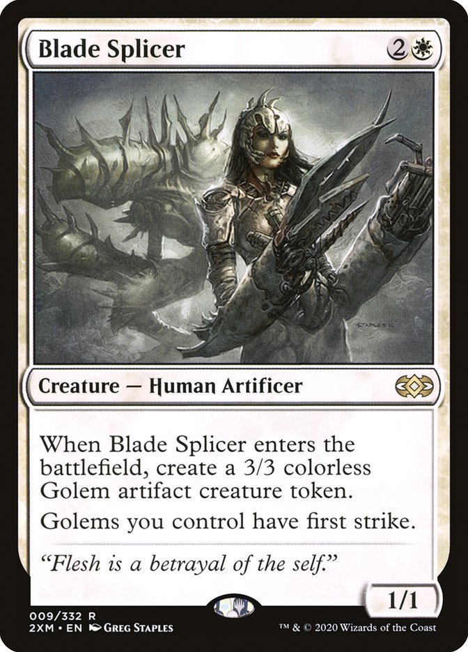 Blade Splicer [Double Masters] | Jomio and Rueliete's Cards and Comics