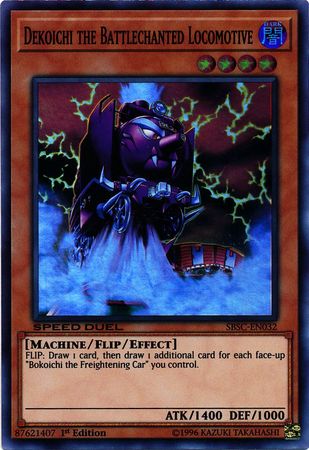 Dekoichi the Battlechanted Locomotive [SBSC-EN032] Super Rare | Jomio and Rueliete's Cards and Comics