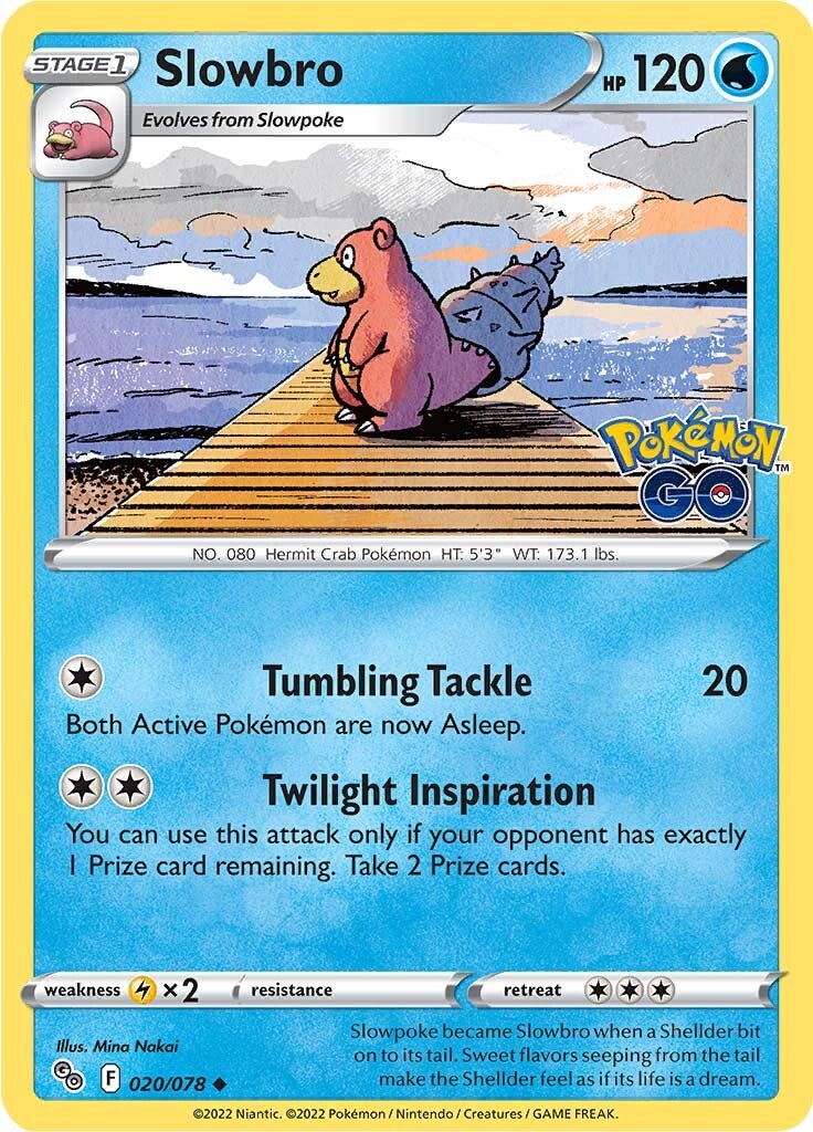 Slowbro (020/078) [Pokémon GO] | Jomio and Rueliete's Cards and Comics