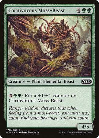 Carnivorous Moss-Beast [Magic 2015] | Jomio and Rueliete's Cards and Comics