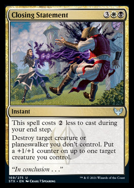Closing Statement [Strixhaven: School of Mages] | Jomio and Rueliete's Cards and Comics