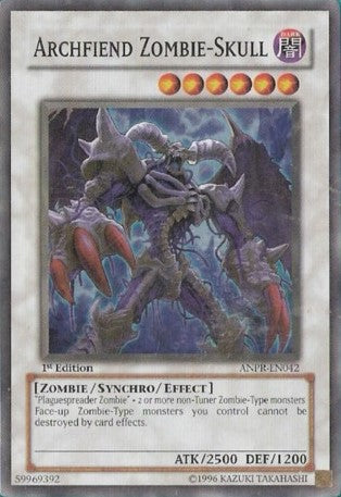 Archfiend Zombie-Skull [ANPR-EN042] Super Rare | Jomio and Rueliete's Cards and Comics