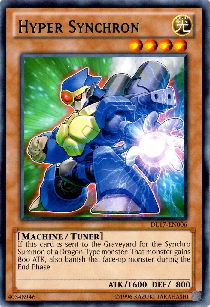 Hyper Synchron (Blue) [DL17-EN006] Rare | Jomio and Rueliete's Cards and Comics