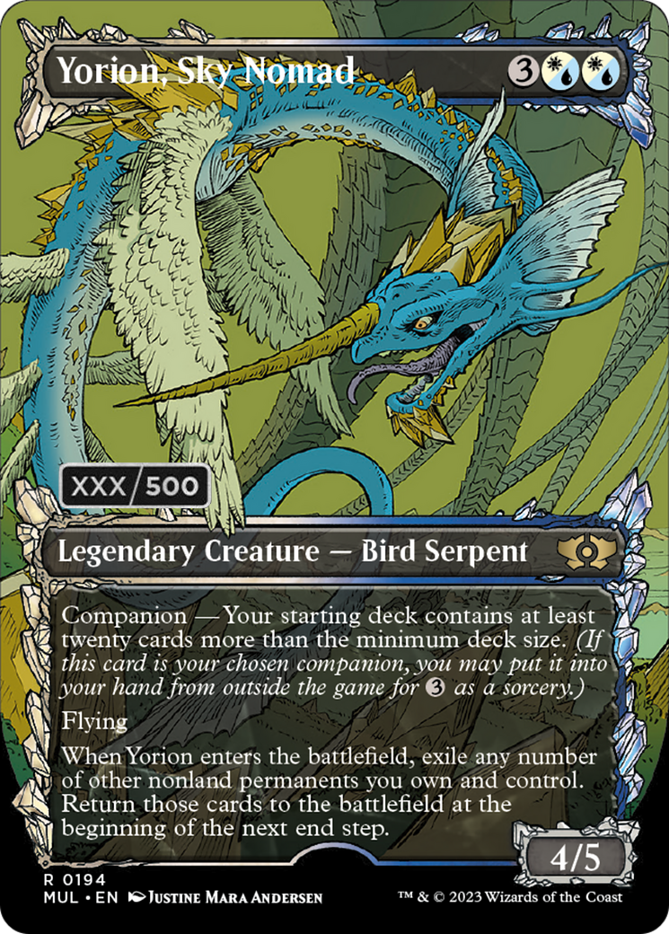 Yorion, Sky Nomad (Serialized) [Multiverse Legends] | Jomio and Rueliete's Cards and Comics