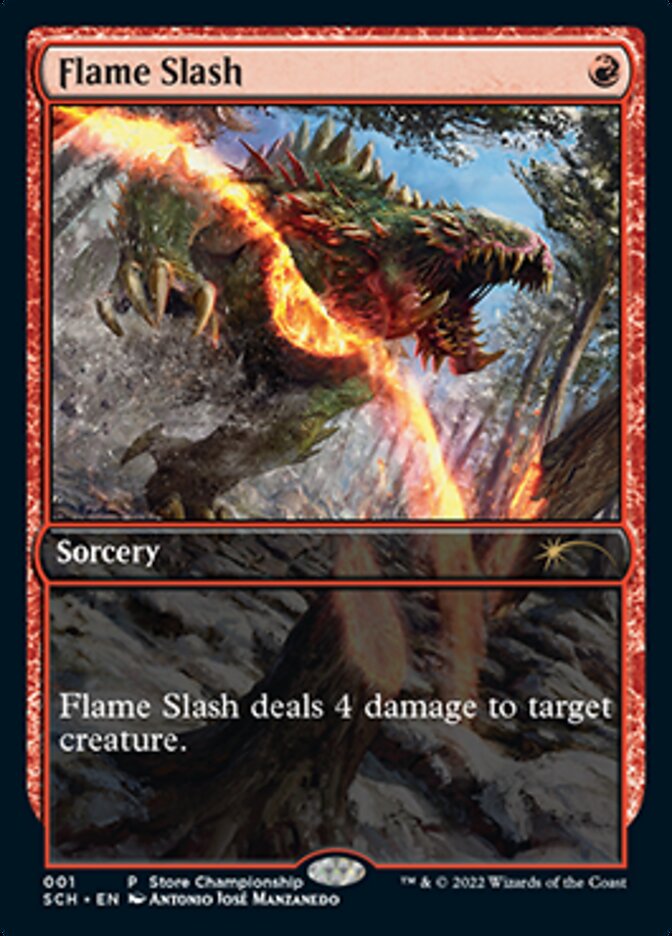 Flame Slash (Extended Art) [Store Championships 2022] | Jomio and Rueliete's Cards and Comics