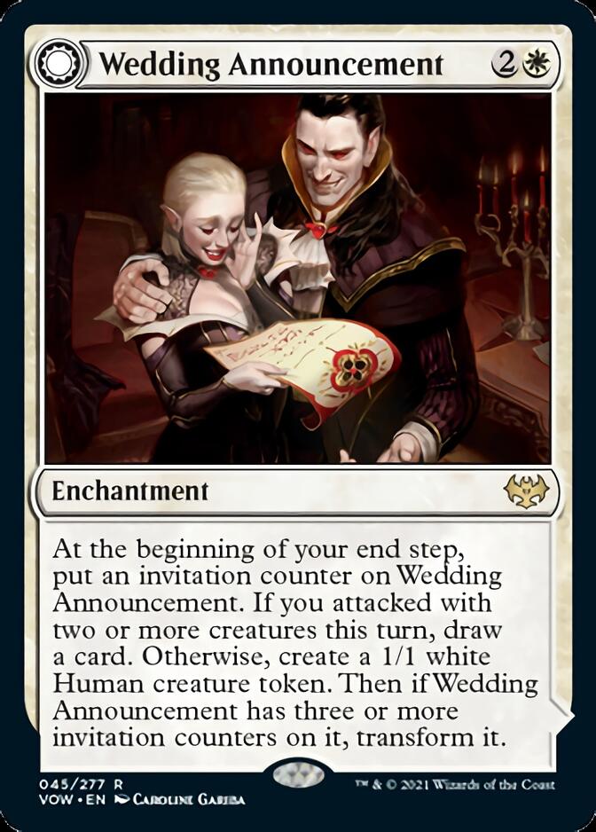 Wedding Announcement // Wedding Festivity [Innistrad: Crimson Vow] | Jomio and Rueliete's Cards and Comics