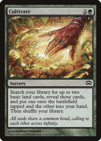 Cultivate [Planechase 2012] | Jomio and Rueliete's Cards and Comics