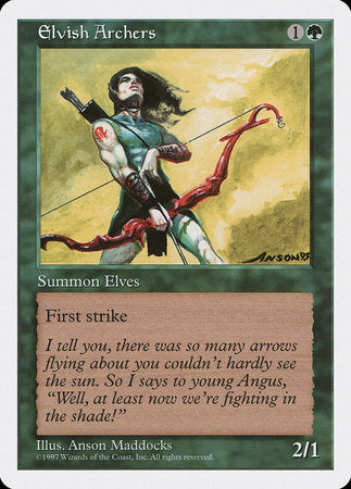 Elvish Archers [Fifth Edition] | Jomio and Rueliete's Cards and Comics
