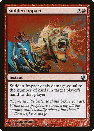 Sudden Impact [Premium Deck Series: Fire and Lightning] | Jomio and Rueliete's Cards and Comics