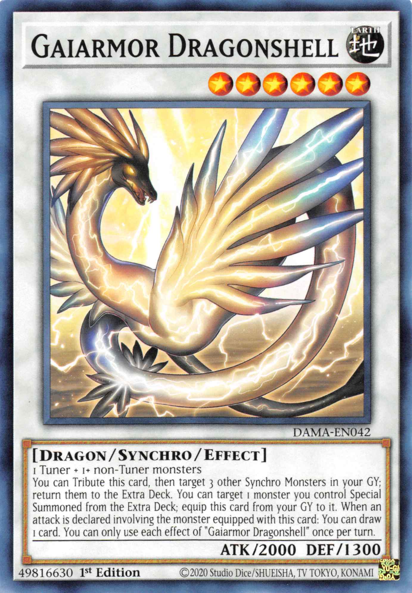 Gaiarmor Dragonshell [DAMA-EN042] Common | Jomio and Rueliete's Cards and Comics
