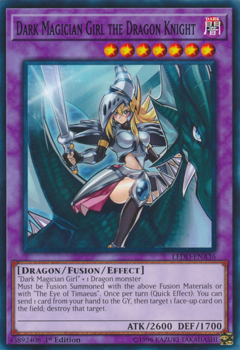 Dark Magician Girl the Dragon Knight [LEDD-ENA36] Common | Jomio and Rueliete's Cards and Comics