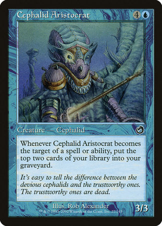 Cephalid Aristocrat [Torment] | Jomio and Rueliete's Cards and Comics