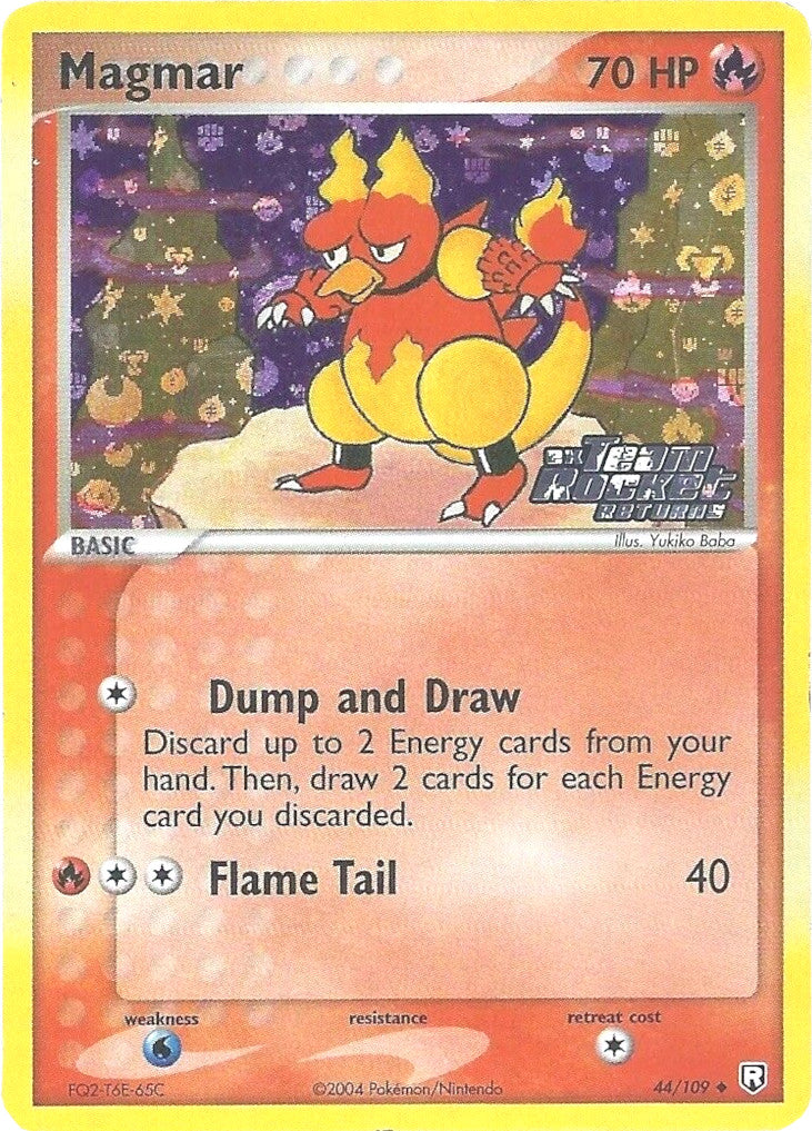 Magmar (44/109) (Stamped) [EX: Team Rocket Returns] | Jomio and Rueliete's Cards and Comics