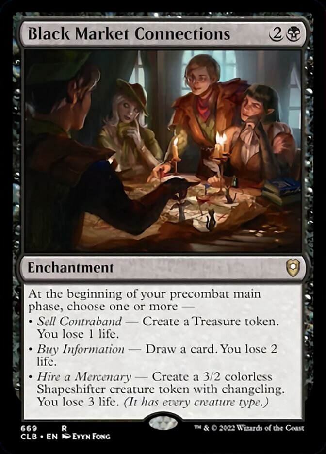 Black Market Connections [Commander Legends: Battle for Baldur's Gate] | Jomio and Rueliete's Cards and Comics