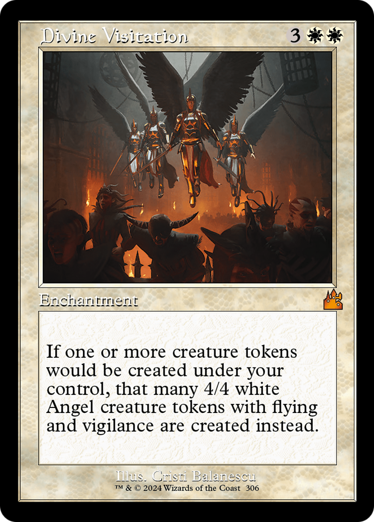 Divine Visitation (Retro Frame) [Ravnica Remastered] | Jomio and Rueliete's Cards and Comics