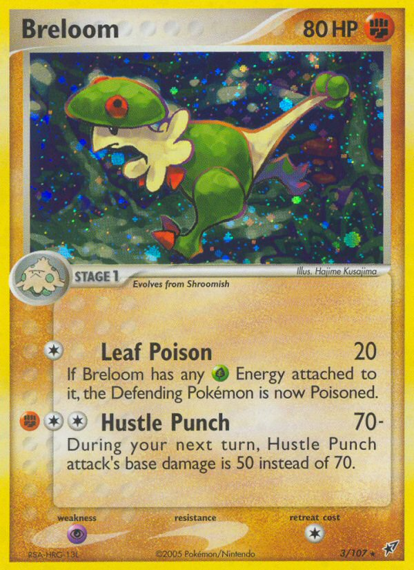 Breloom (3/107) [EX: Deoxys] | Jomio and Rueliete's Cards and Comics