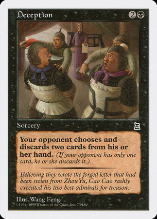 Deception [Portal Three Kingdoms] | Jomio and Rueliete's Cards and Comics