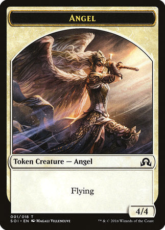 Angel Token [Shadows over Innistrad Tokens] | Jomio and Rueliete's Cards and Comics