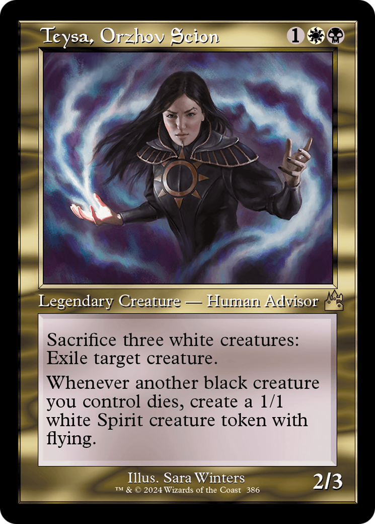 Teysa, Orzhov Scion (Retro Frame) [Ravnica Remastered] | Jomio and Rueliete's Cards and Comics
