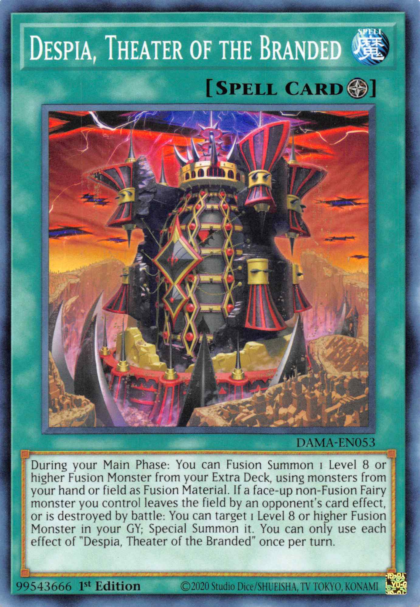 Despia, Theater of the Branded [DAMA-EN053] Common | Jomio and Rueliete's Cards and Comics