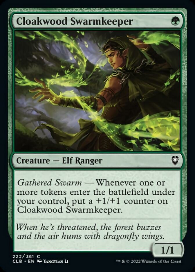 Cloakwood Swarmkeeper [Commander Legends: Battle for Baldur's Gate] | Jomio and Rueliete's Cards and Comics