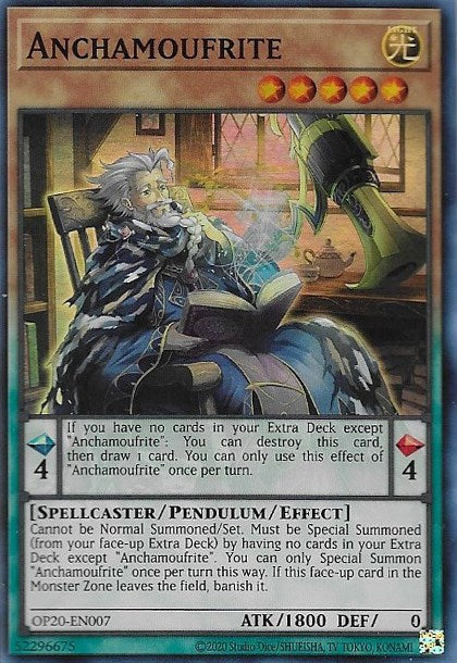 Anchamoufrite [OP20-EN007] Super Rare | Jomio and Rueliete's Cards and Comics