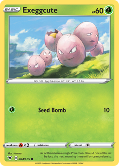 Exeggcute (004/185) [Sword & Shield: Vivid Voltage] | Jomio and Rueliete's Cards and Comics