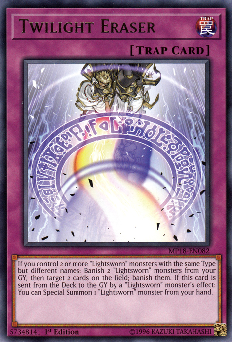 Twilight Eraser [MP18-EN082] Rare | Jomio and Rueliete's Cards and Comics