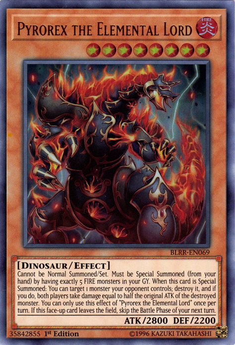 Pyrorex the Elemental Lord [BLRR-EN069] Ultra Rare | Jomio and Rueliete's Cards and Comics