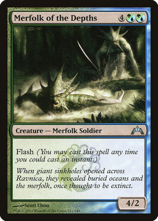 Merfolk of the Depths [Gatecrash] | Jomio and Rueliete's Cards and Comics