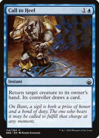 Call to Heel [Battlebond] | Jomio and Rueliete's Cards and Comics