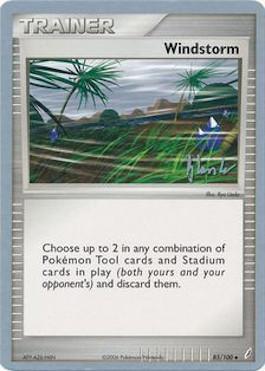 Windstorm (85/100) (Empotech - Dylan Lefavour) [World Championships 2008] | Jomio and Rueliete's Cards and Comics