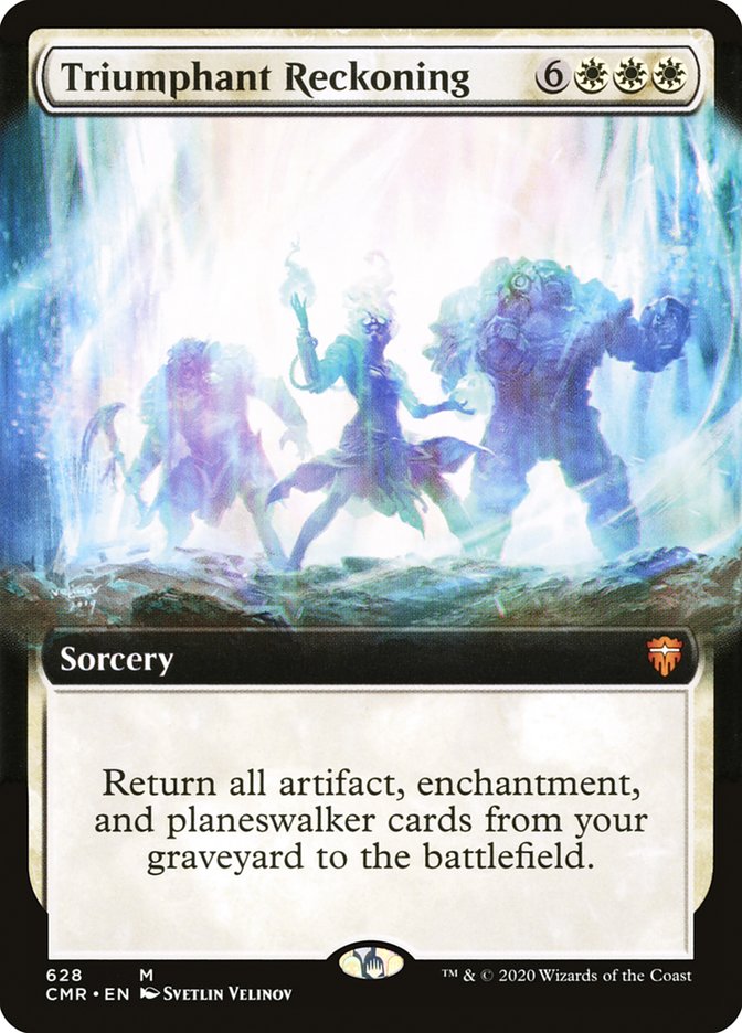 Triumphant Reckoning (Extended Art) [Commander Legends] | Jomio and Rueliete's Cards and Comics