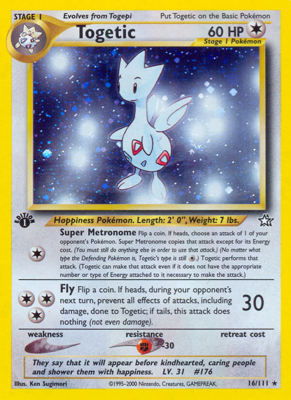 Togetic (16/111) [Neo Genesis 1st Edition] | Jomio and Rueliete's Cards and Comics