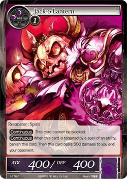 Jack-o-Lantern (1-176) [The Dawn of Valhalla] | Jomio and Rueliete's Cards and Comics