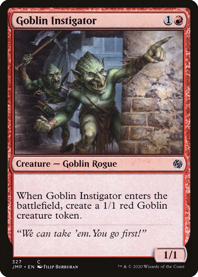 Goblin Instigator [Jumpstart] | Jomio and Rueliete's Cards and Comics