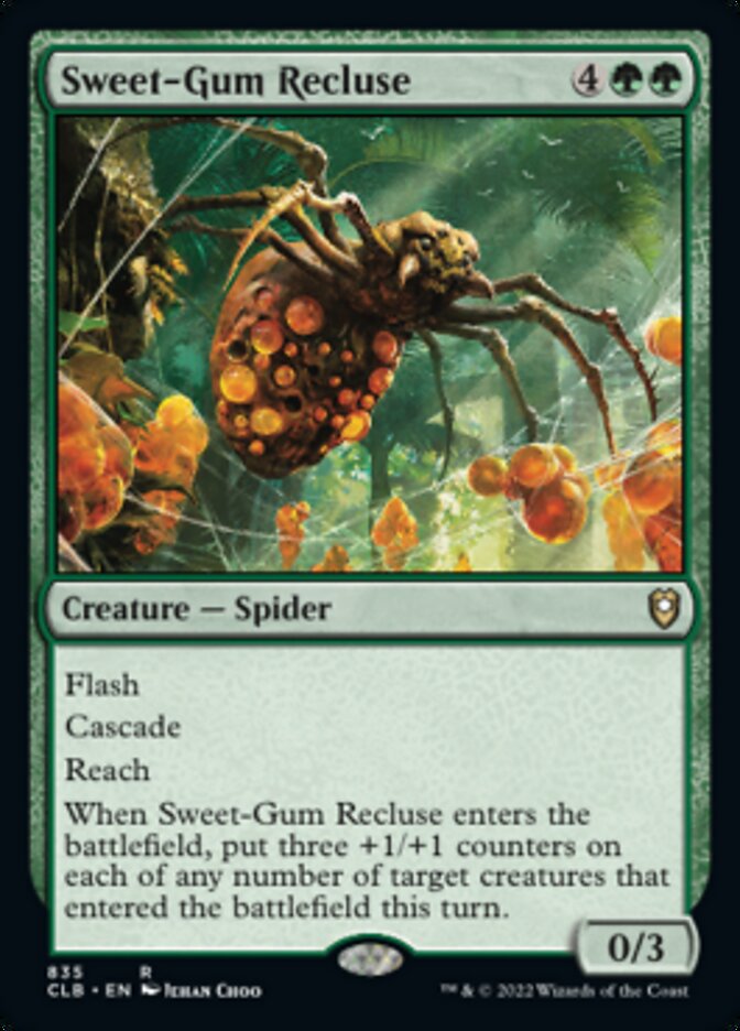 Sweet-Gum Recluse [Commander Legends: Battle for Baldur's Gate] | Jomio and Rueliete's Cards and Comics