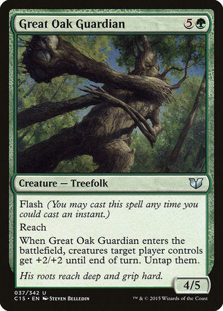 Great Oak Guardian [Commander 2015] | Jomio and Rueliete's Cards and Comics