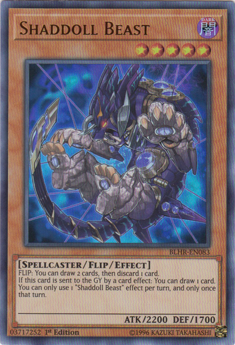 Shaddoll Beast [BLHR-EN083] Ultra Rare | Jomio and Rueliete's Cards and Comics