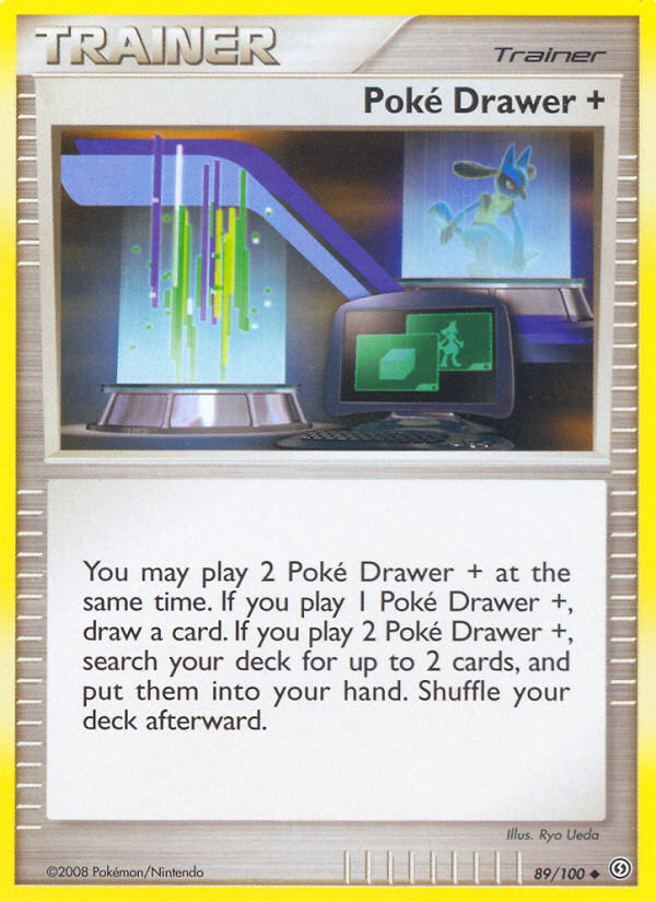 Poke Drawer + (89/100) [Diamond & Pearl: Stormfront] | Jomio and Rueliete's Cards and Comics
