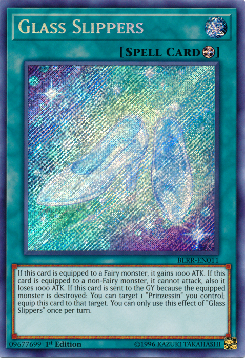 Glass Slippers [BLRR-EN011] Secret Rare | Jomio and Rueliete's Cards and Comics